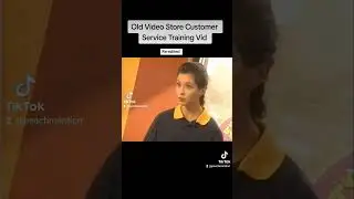 Classic Blockbuster customer service Training vid