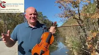 Celtic Fiddle Inspiration in Bath County, Virginia, USA #celticfiddleguru