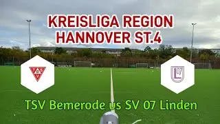 Kreisliga Region Hannover St. 4 TSV Bemerode vs SV 07 Linden