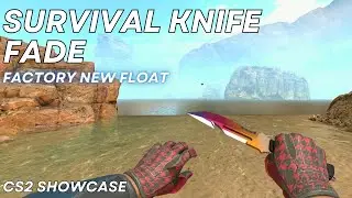 Survival Knife Fade  | CS2 Skin Showcase #812