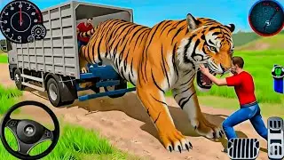 Giant Tiger vs Truck! 🐯🚛 | Animal Transport Challenge Simulator #viralvideos #viral 