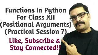 positional arguments | required arguments | mandatory arguments | types of arguments | functions