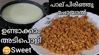 💯പിരിഞ്ഞു പോയ പാല് കൊണ്ട് sweet ഉണ്ടാക്കിയാലോ #bippeeshouse