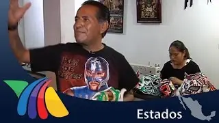 Fabrica 300 máscaras de luchador a la semana | Noticias del Estado de México