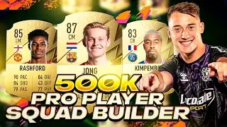 INSANE 500K PRO FIFA PLAYER SQUAD BUILDER! FIFA 22 ULTIMATE TEAM - BEST META TEAM FOR FUT CHAMPS!