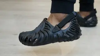 Обзор и отзывы на кроссовки Crocs x Salehe Bembury Pollex Clog 'Black' 207393-001 (2022)