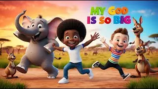 My God Is So Big | Fun Christian Kids Song with Motions & Actions | Bible Songs for Children