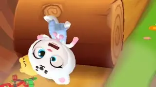 Talking Tom Gold Run - Funny Fails moment of Polar Bear Angela part 4