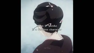 What if Nezuko is a faceless character | #demonslayer #nezukokamado #kny #anime