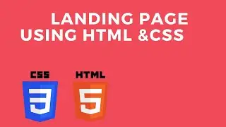 Lading page using basic HTML & CSS