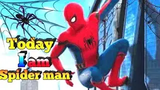 Today I am spider man 🤩 [ Part 1 ]#spiderman #spidermanvideo