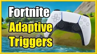 How to Turn ON or OFF Adaptive Trigger on FORTNITE PS5 Controller (Easy Method)