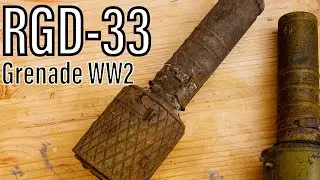 Реставрация РГД-33 Восстановление гранаты со времен Второй мировой