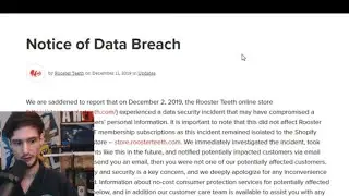 Rooster Teeth had a Data Breach, is Your Information Safe?..