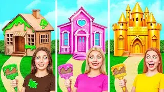 Домики Одного Цвета Бедная vs Богатая vs Ультра Богатая | Умные Гаджеты или Лайфхаки Multi DO Smile