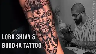 LORD SHIVA & BUDDHA TATTOO | @tattoosbyabishek