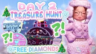 ☕ВНИМАНИЕ🎄 МЕСТОПОЛОЖЕНИЕ СУНДУКА 2-ГО ДНЯ 💎ПОИСКИ СОКРОВИЩ🔎 | Royale High