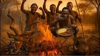 Real African Bush Cooking Hadzabe Tribe Wild Food#wildlife #Viral  Eating#food#eating #wildlife