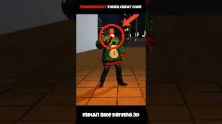 Torch 🔦 Cheat Code 🤯 In Indian bikes driving 3d new update || #shorts #gaming #viralvideo #gta