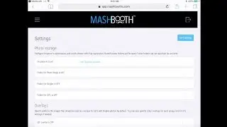 Setup Mashbooth Default Settings: Event Photography or Photo Booth business