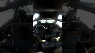 C-17 Landing from the Cockpit #aviation #shorts #cockpit