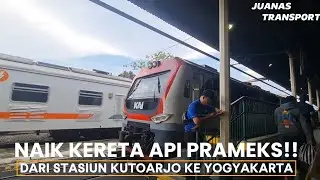 MENCOBA KRD PRAMEKS DARI STASIUN KUTOARJO KE YOGYAKARTA 