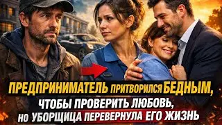 Предприниматель проверил невесту, притворившись банкротом, но беременная уборщица изменила всё