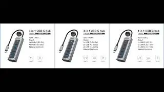 New 4 in 1 USB-C Hub.#dockingstation #usbhub #usbhubs #usb3 #new #newarrivals #factoryprice #4in1