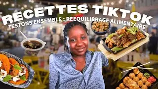 JE TESTE DES RECETTES TIKTOK HEALTHY | MON R&Eacute;&Eacute;QUILIBRAGE ALIMENTAIRE
