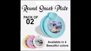 Snack Plate Series   Round & Square Snack Plate   Maxware pk