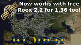 ETS2 1.36 BETA - Big Map Combo incl RoEx, YKSRSK, Rusmap, Great Steppe, ROS, Swedish Islands, PJ +++