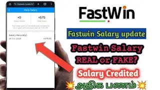Fastwin salary Real Or Fake || Fastwin new update Tamil | Fastwin Daily Salary | @PaytmEarningsTamil