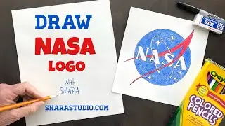 How to draw the NASA logo