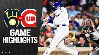 Brewers vs. Cubs Game 2 Highlights (8/19/25) | MLB Highlights