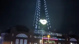 Going Up The Tower In Blackpool