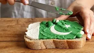 ASMR Candy Art | Bread Decoration with countries Flag Candies | Satisfying 4K Cooking Sounds