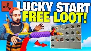 GETTING an INSANELY LUCKY START from DECAYED BASES! - Rust Solo Survival Gameplay