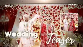 ✨Tushar & Vaishali Wedding Teaser💍| Shot by Alok Color Lab | Best Wedding Photographer in Faridabad🎥