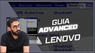 Tentei Ativar a Guia Advanced do Lenovo IDEAPAD 1 