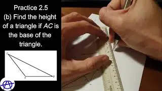 2.5 How to construct the height of a triangle (Tutorial - Step-by-Step guide)