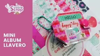 Como hacer un Mini Album LLavero (Coleccion Sweet Things de Doodlebug)