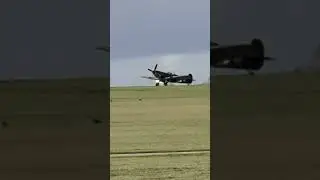 Spitfire RW382 Porky (WZRR) coming into land