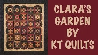 Kansas Troubles- KT Wedge Template & Clara's Garden
