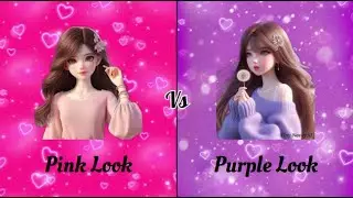 PINK Look🩷 🆚 PURPLE💜 Look | Choose Your Gift | GIFT CHALLENGE