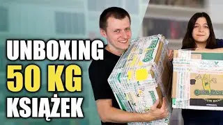 Kupiliśmy 50 kg książek! | UNBOXING: książki na wagę | Strefa Czytacza