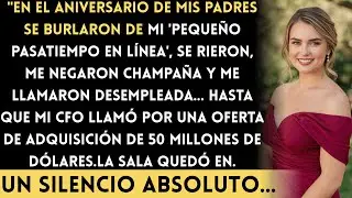 En el aniversario de mis padres se burlaron de mi 'pequeño negocio' — hasta que llamó mi CFO...