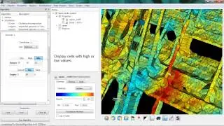 Geostatistical simulation on unstructured grid