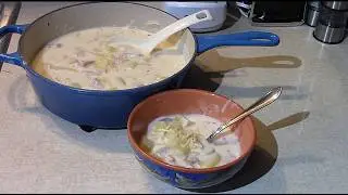 Cheddar and Ham Potato Soup Recipe