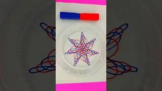 'Mesmerizing Spirograph Art: Colorful & Beautiful Creations!💙❤