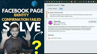 identity confirmation failed facebook ads tutorial |  ads account restricted Bangla